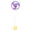 Pull Line Flywheel Luminous Flashing 1pc 6