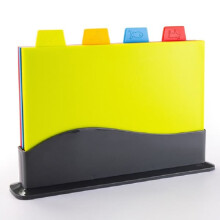Cutting Boards with Rack 4 Pieces