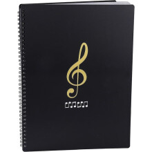 Music folder for A4 paper with 30 compartments