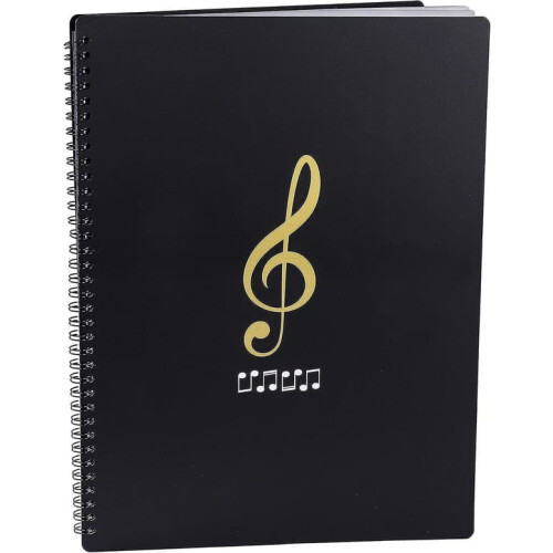 Music folder for A4 paper with 30 compartments