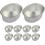 Mini oval aluminum cheesecake molds 10 pcs 1