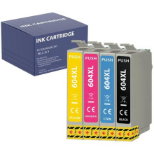 Epson 604XL toner cartridge pack of 4 black cyan magenta