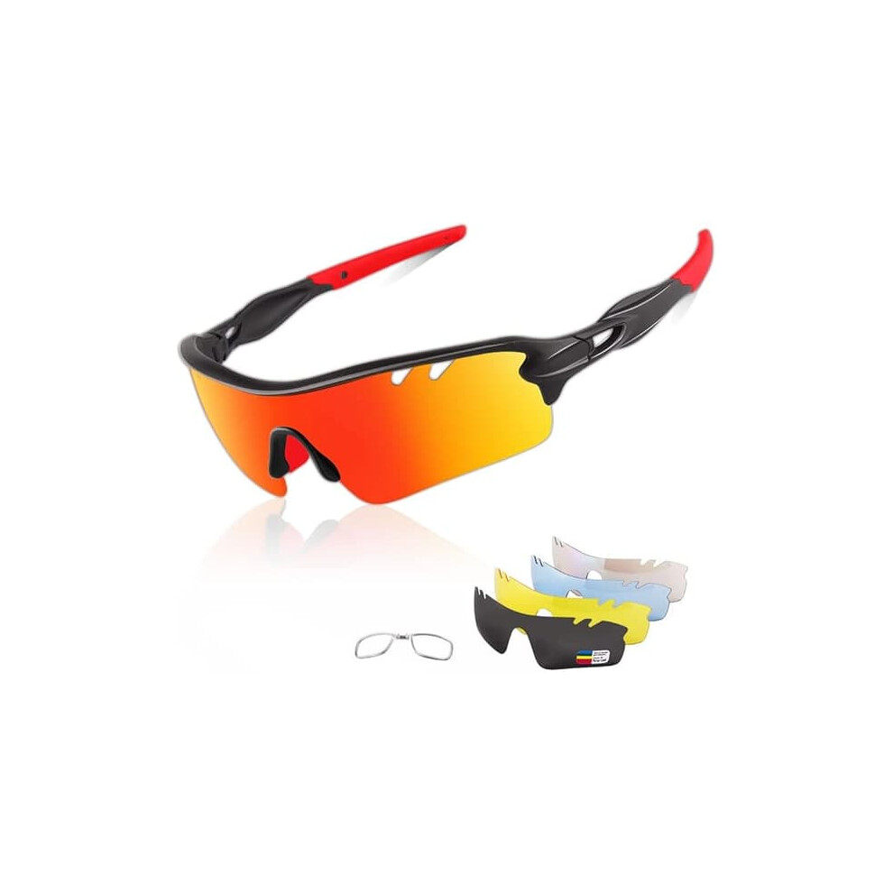 Cycling Glasses Polarized With 5 Interchangeable Lenses 962125813029