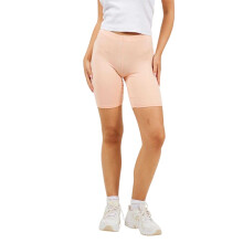 (10 UK S, Peach) Brave Soul Womens/Ladies High Waist Cycling Shorts