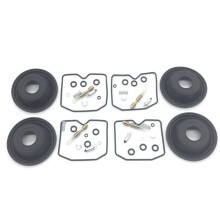 4 Set Kit di Riparazione Carburatore con Membrana un Depressione per Bandit Gsf 600 S 96-03