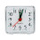 Square digital alarm clock white transparent case 1 piece 1