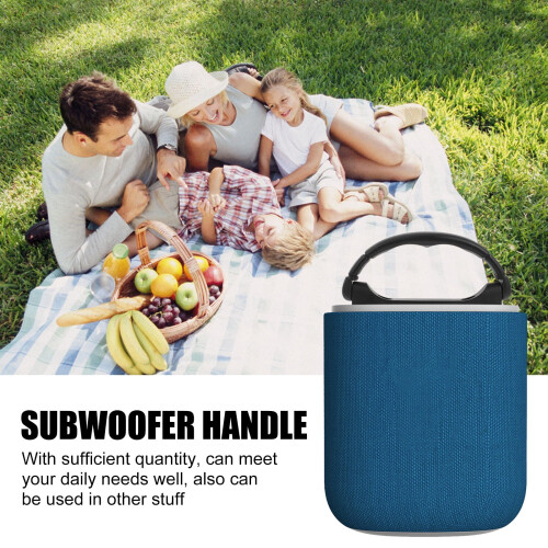Speaker Handle Subwoofer Black Plastic 6 pcs 1