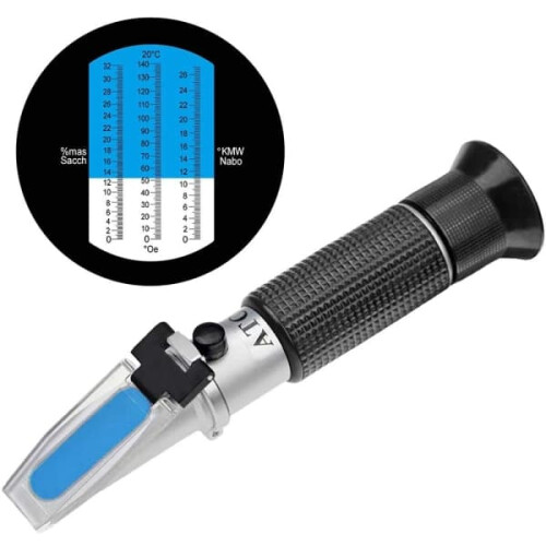 Brix-Refraktometer med ATC, Brix0-32, Hydrometer i vin CDQ