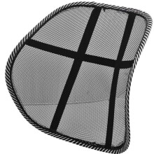 Ergonomic lumbar support backrest for chair and car seat
