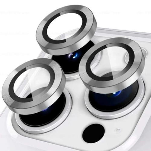 iPhone 15 Pro lens cover silver