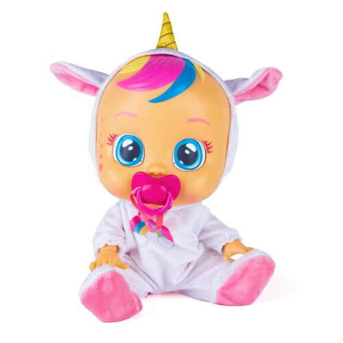 Interactive Crying Doll with Pacifier and Pajamas 1 Pack