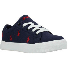 (8 UK Child, Navy/Red) Ralph Lauren Childrens/Kids Sutton Trainers