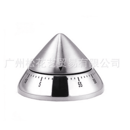 Kitchen Timer Stainless Steel 60-Minute Mechanical 2