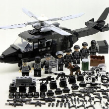 Set de construcții de calitate Forțele Speciale SWAT elicopter Armata blocuri de construcții set de jucării pentru copii cadou