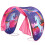 Bed Tent with Multicolor Curtains and Decorative Motif 1