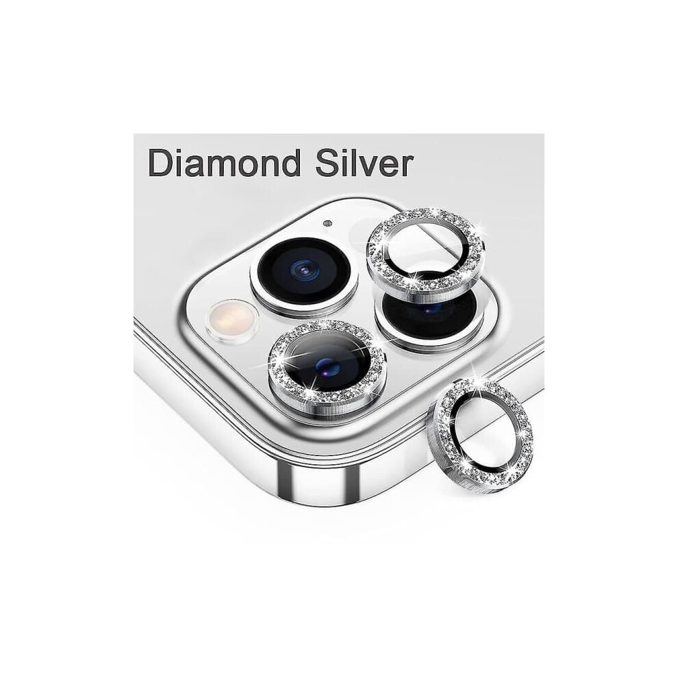 Lens Protector For Iphone 11Â16 Diamond 16 Pcs Silver 900223920102
