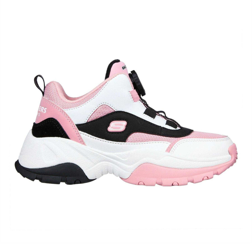Skechers (5 Uk, Pink/Black) Childrens/Kids Kozmiks1 Trainers