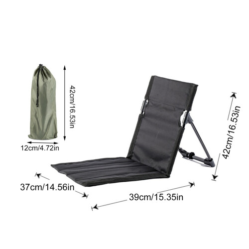 Chaise de plage pliable légère avec sac de rangement 2