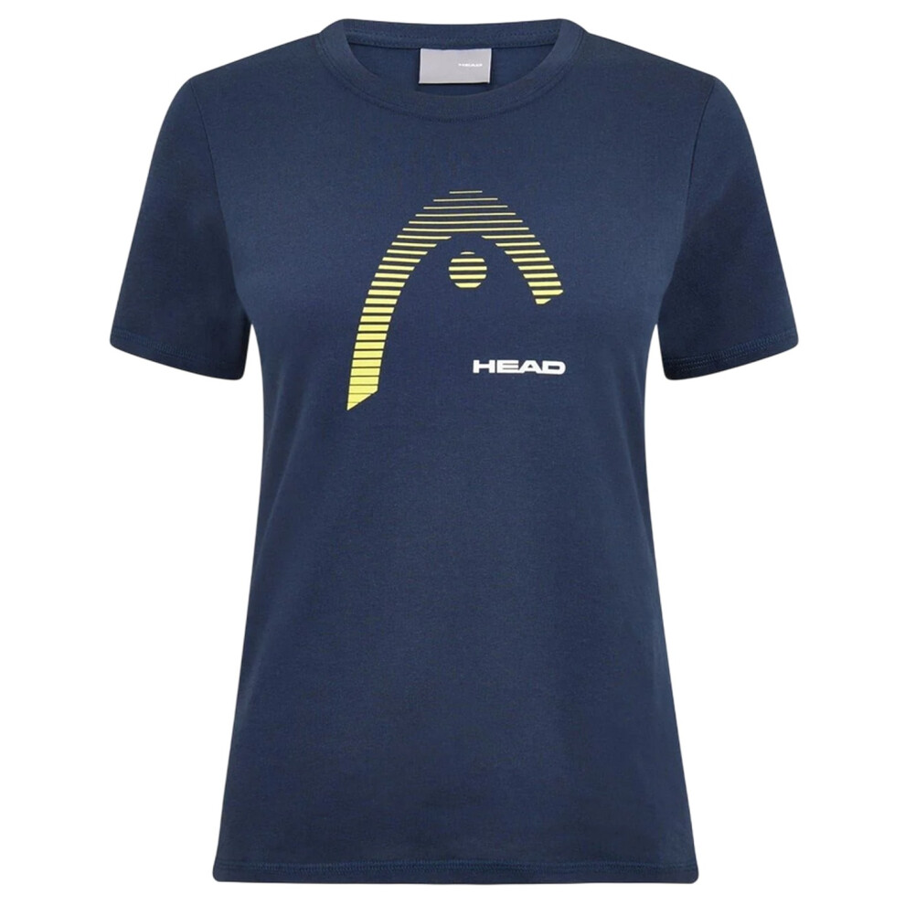 Head (S, Navy) Womens/Ladies Club Lara Graphic Print T-Shirt