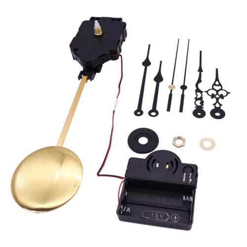 Quartz pendulum clock movement with 16 melodies