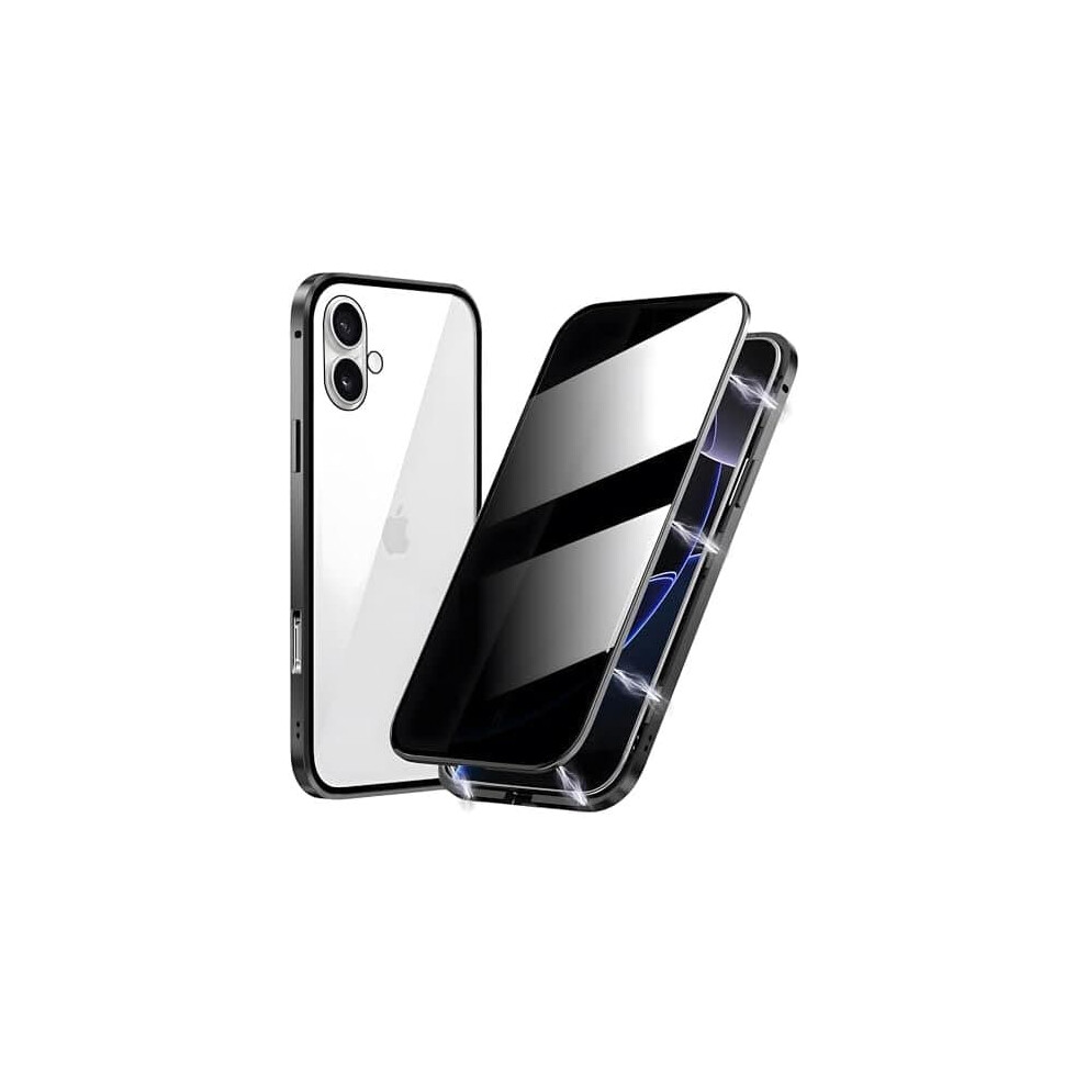 Iphone 16 Privacy Double Magnetic Case Black 962029579496
