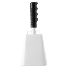 Steel Cow Bell with Handle 10 Inch Loud Sports Cheer Bell