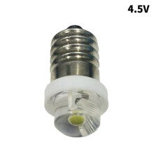 Ampoule de lampe torche 3/4,5/6 V 0,5 W LED blanche 6000 K Culot E10 4,5 V