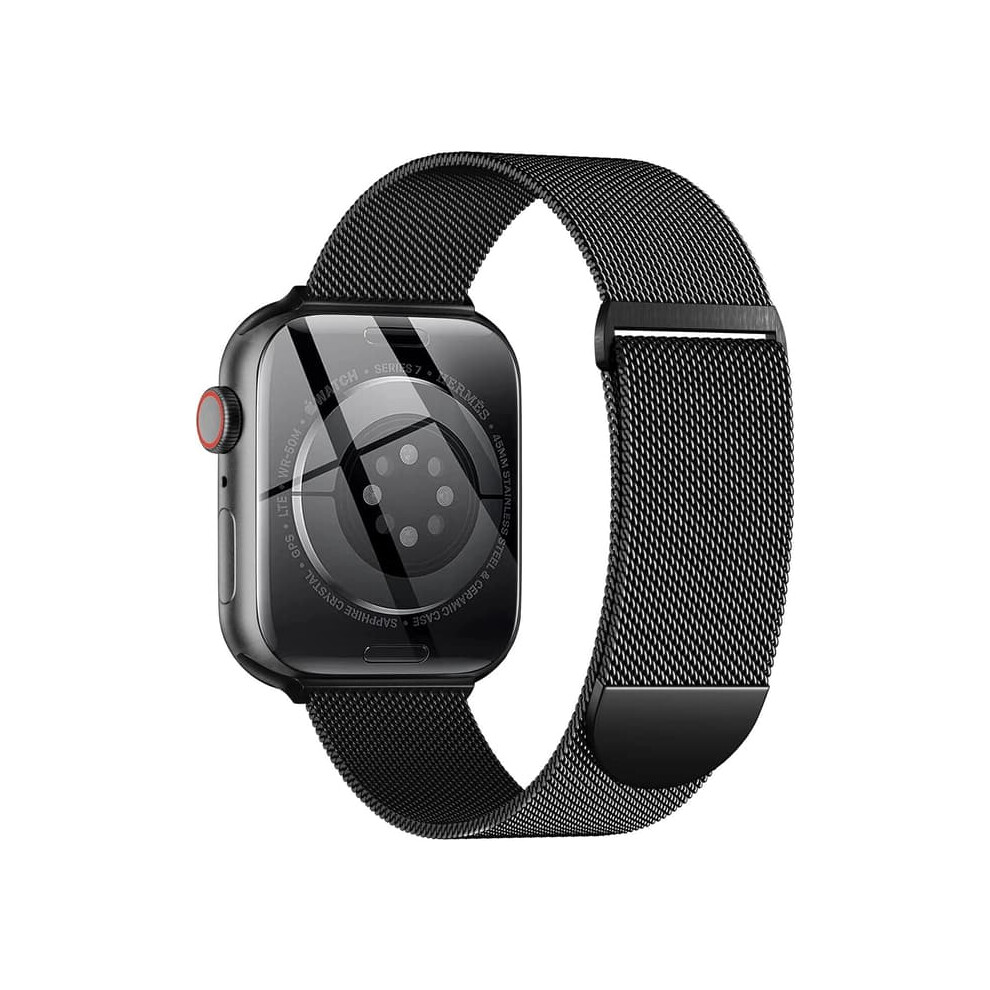 Metal Apple Watch Band 38Mm 40Mm 41Mm 42Mm 44Mm 45Mm Black 962029587361
