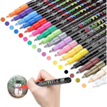 Acrylic Paint Pens for Stone Glass Ceramic Fabric Wood 18