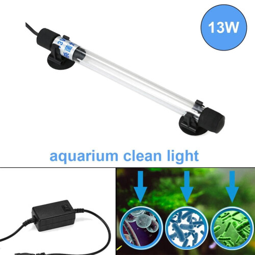 Submersible UV Sterilization Lamp for Aquarium 5W 1