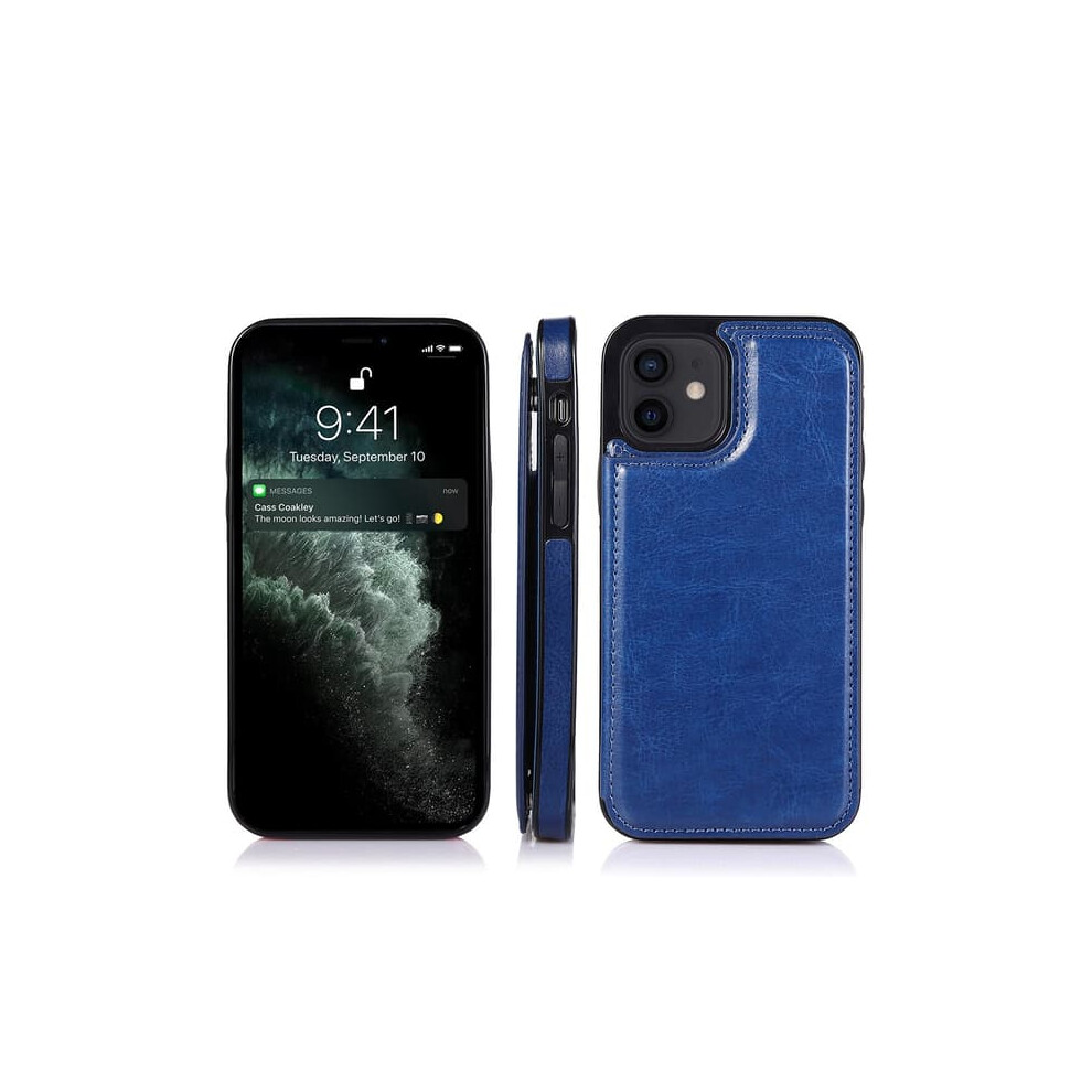 Nkobee Iphone 12 Mini Case With Card Slot Dark Blue 962029591337