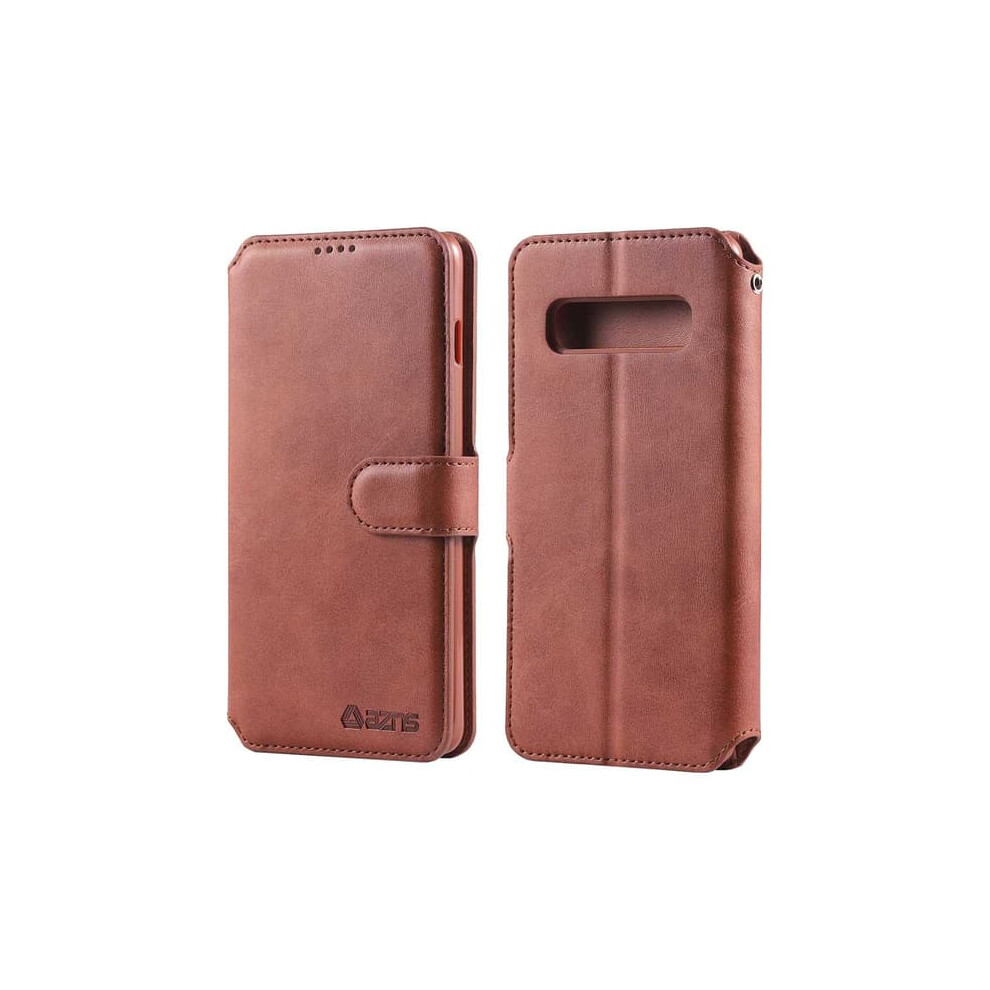 Samsung Galaxy S10e Wallet Case Brown 962029570882