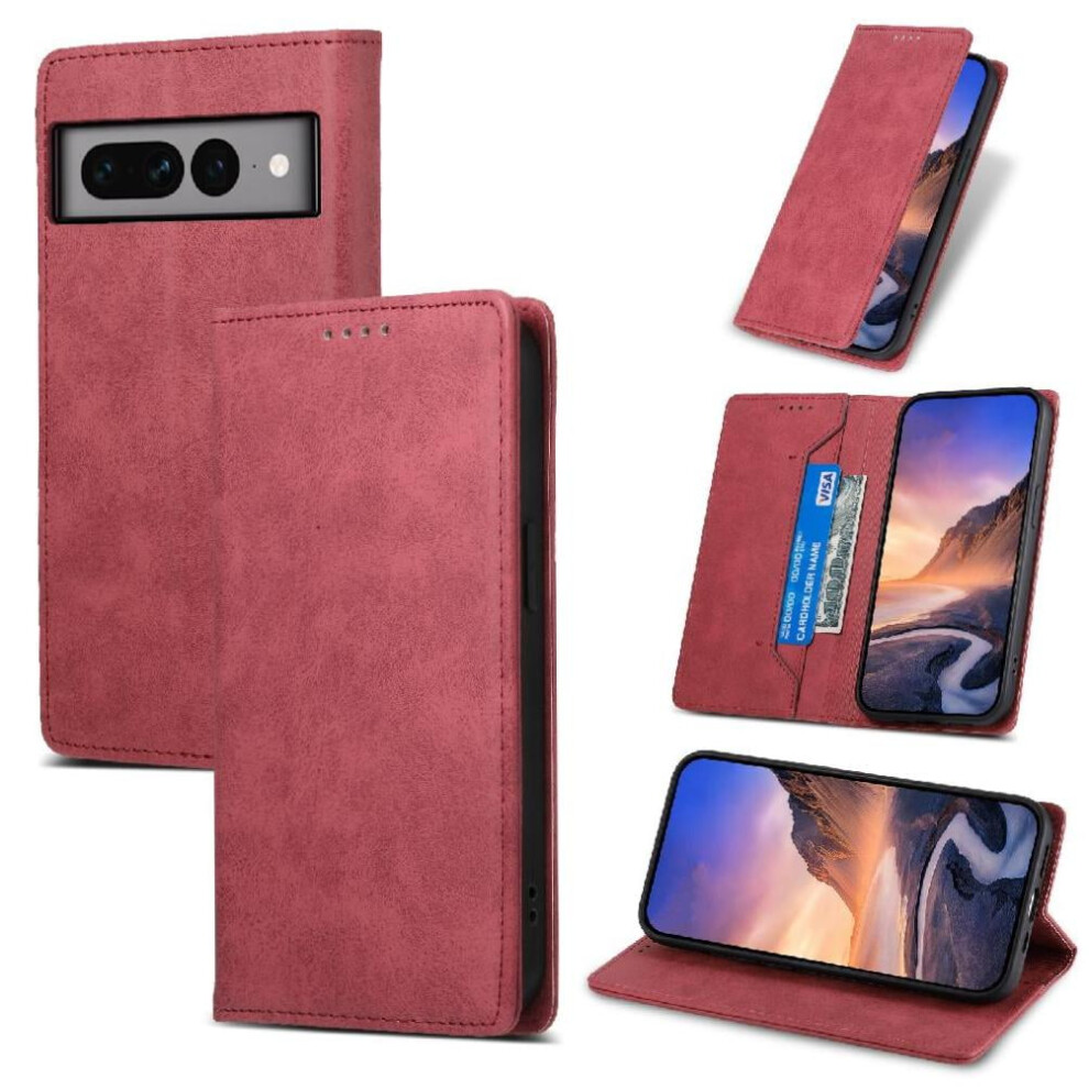 Flip Case For Google Pixel 7 Pro Tpu With Card Slot And 971050054445