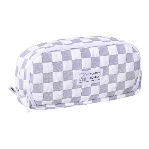 Pencil Case with Compartments and Zipper Closure 1