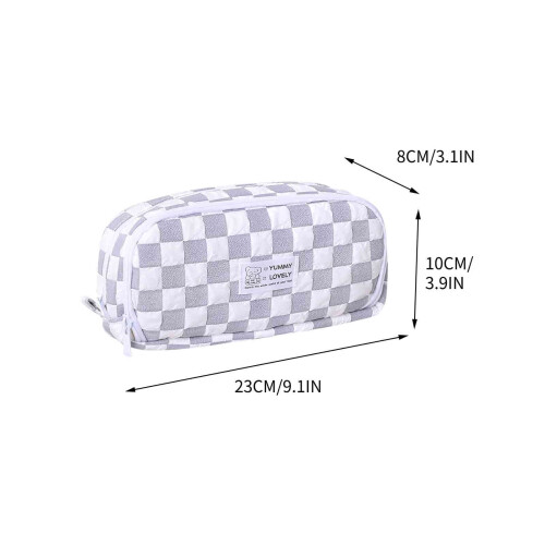 Pencil Case with Compartments and Zipper Closure 2