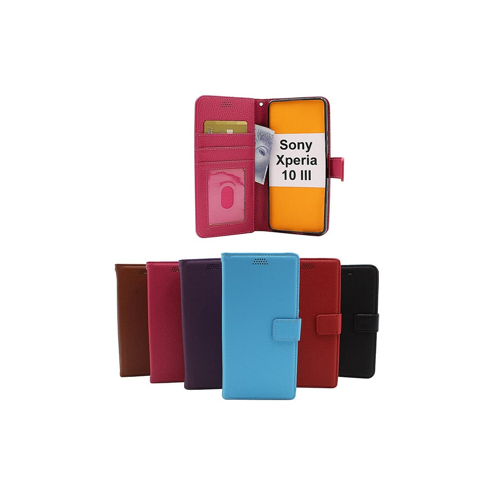 Sony Xperia 10 Iii Stand Case Wallet Purple 962029592020