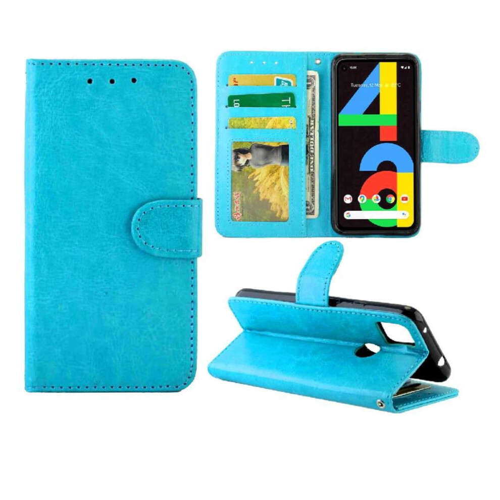 Flip Case For Google Pixel 4A 4G Pu Leather With Kickstand 971050054803