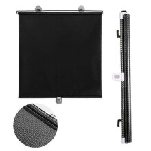 Blackout roller blind with suction cup for bedroom 45 cm x