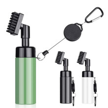 Golf Club Brush Cleaner with Water Sprayer and Hook Green 1