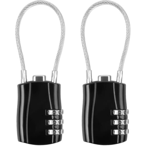 Suitcase Padlock Combination Lock 2-Pack