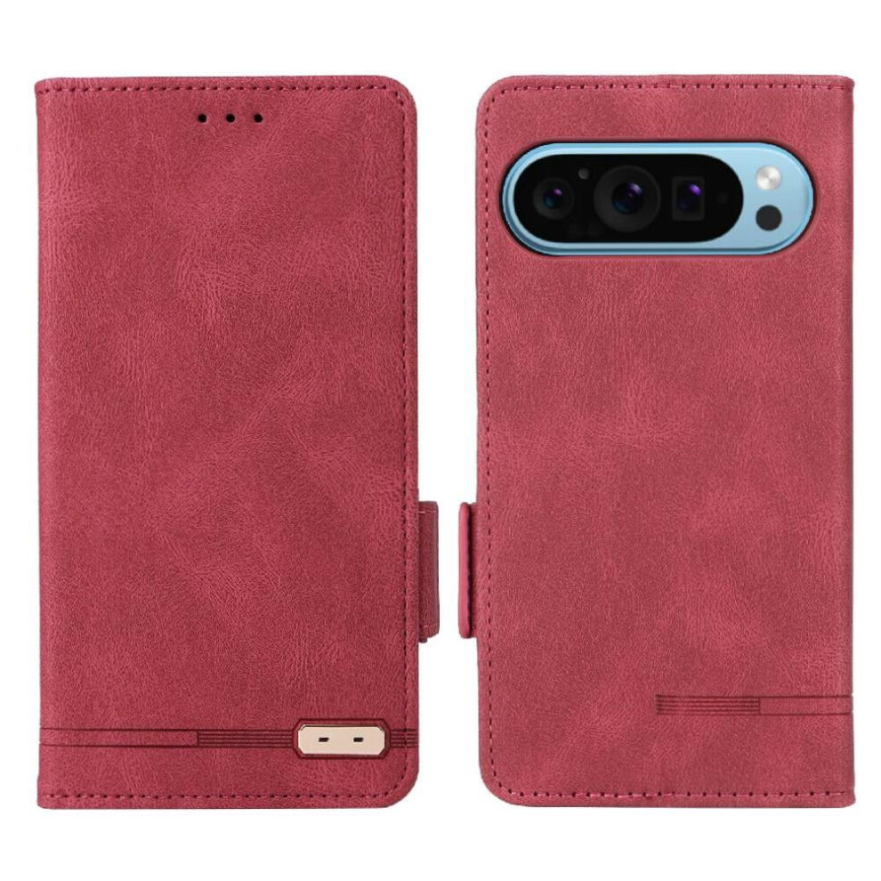 Google Pixel 9 Pro Leather Folio Case With Card Holder And 971050055220