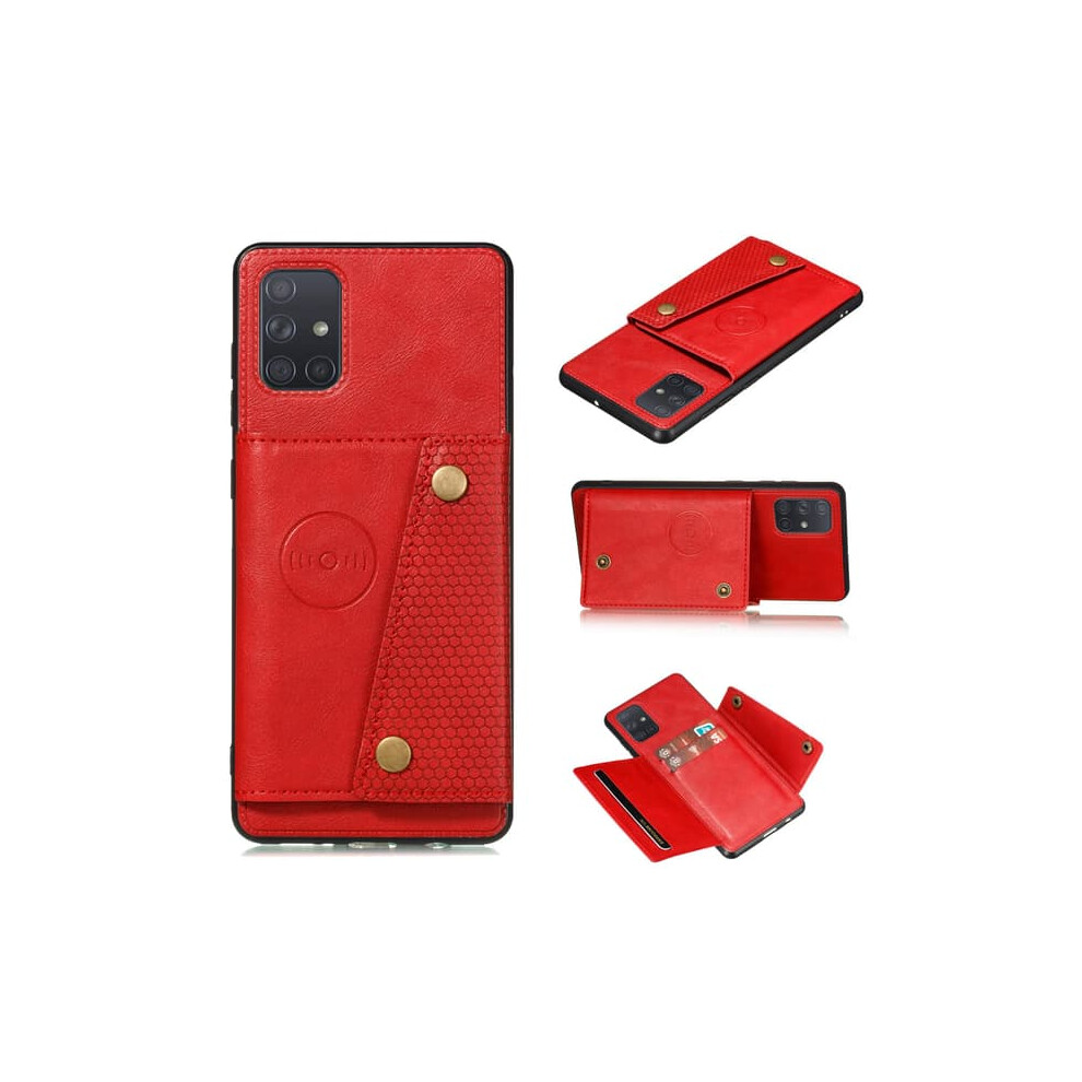 Samsung Galaxy A33 5G Case With Card Holder Red 962029580751