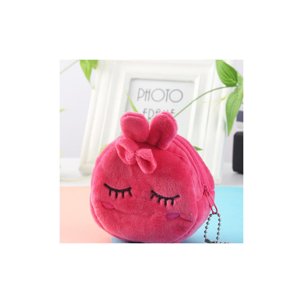 Women's Plush Cartoon Animal Coin Purse Large Capacity 962029258681