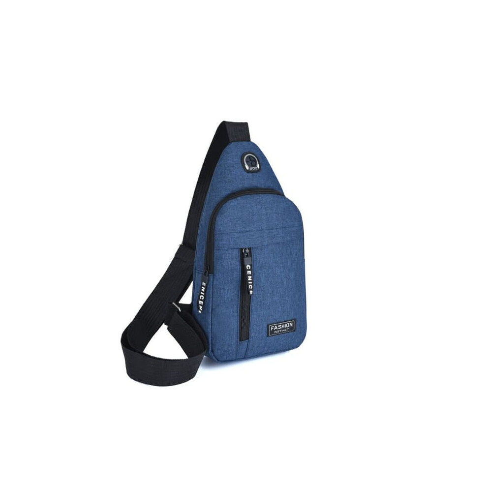Chest Crossbody Bag 1 Piece Blue 962029264781