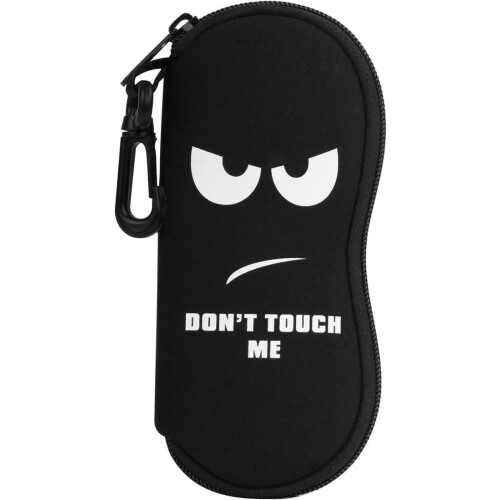 Glasses Case Soft Neoprene Zippered with Clip 1 Pack