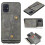 Samsung Galaxy A51 case with card slots grey 1