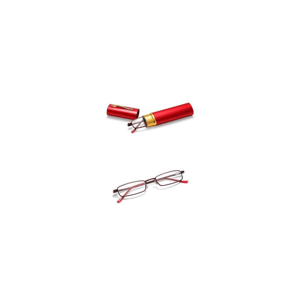 Reading Glasses +1.0 To +4.0 Power 4 Pairs Red 962029244509