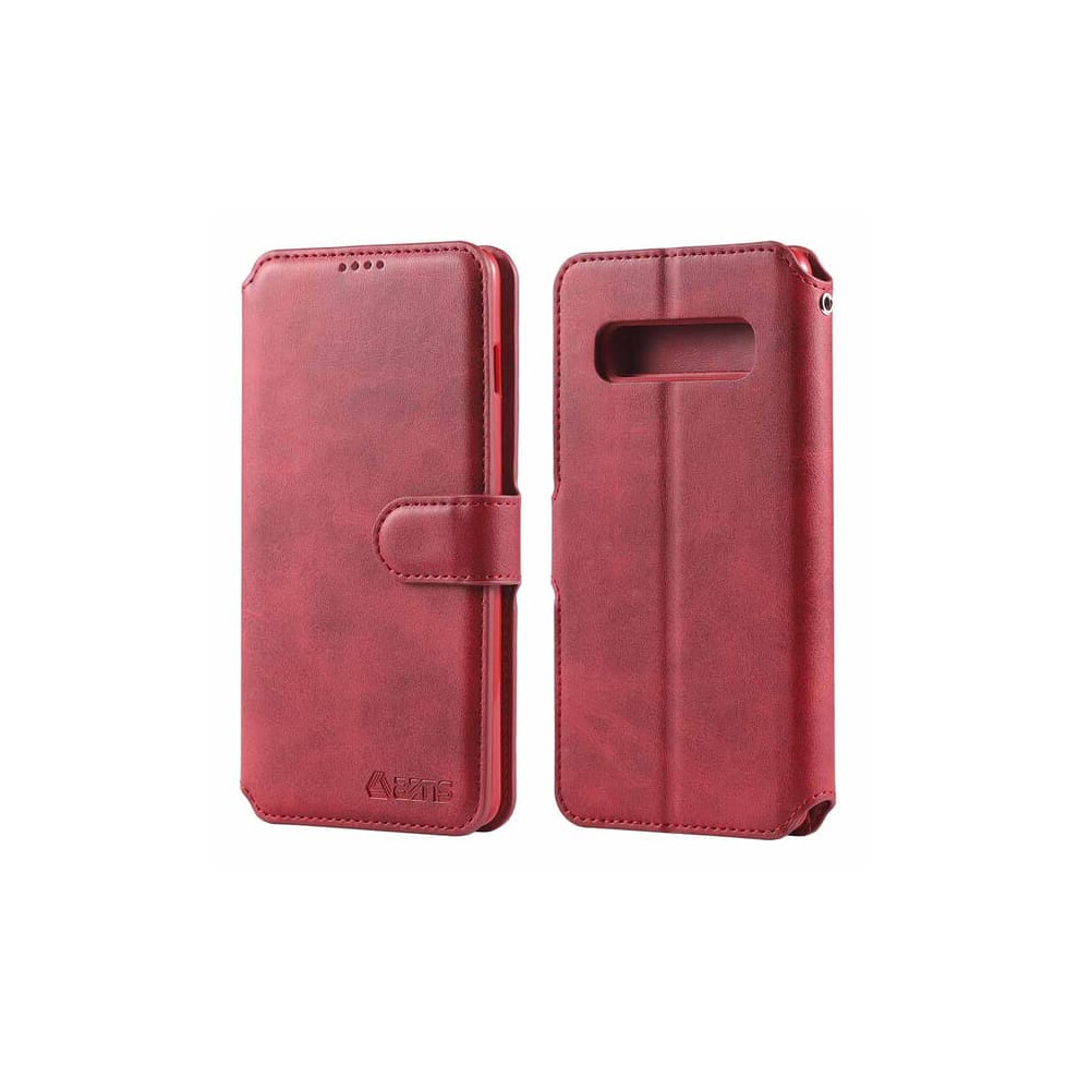 Samsung Galaxy S10e Wallet Case Red 962029570950