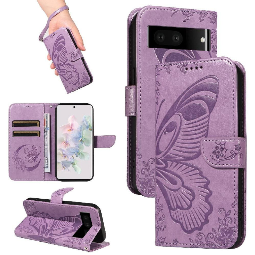 Flip Case For Google Pixel 7 Butterfly Leather Case With 971050052540