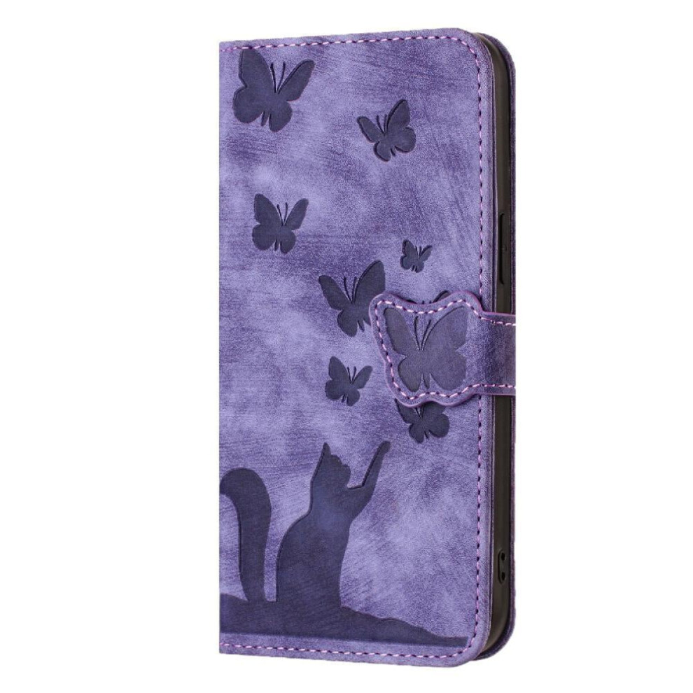 Google Pixel 6A Wallet Case With Card Pocket And Butterfly 971050052878